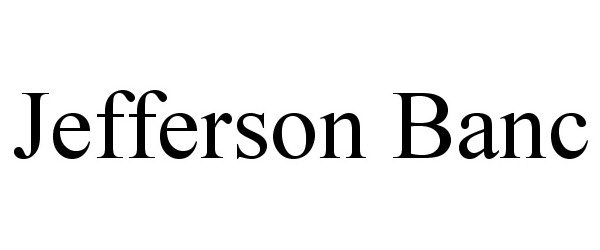 Trademark Logo JEFFERSON BANC