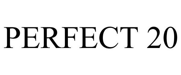 Trademark Logo PERFECT 20