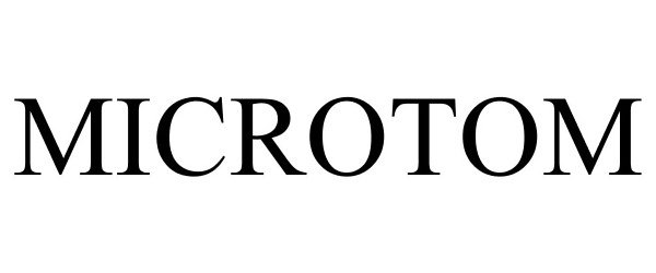 Trademark Logo MICROTOM