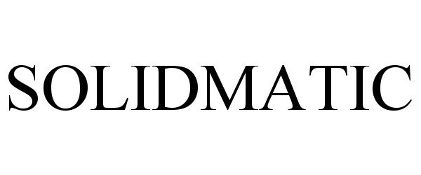 Trademark Logo SOLIDMATIC