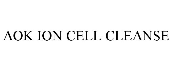  AOK ION CELL CLEANSE