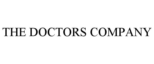 Trademark Logo THE DOCTORS COMPANY