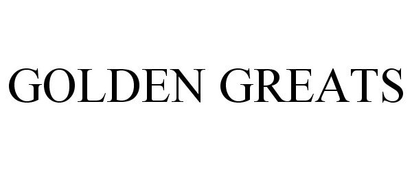 Trademark Logo GOLDEN GREATS