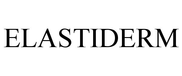 Trademark Logo ELASTIDERM