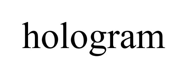 Trademark Logo HOLOGRAM