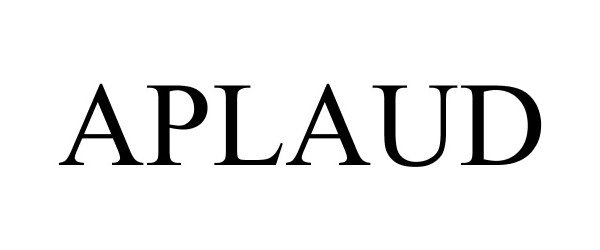 Trademark Logo APLAUD