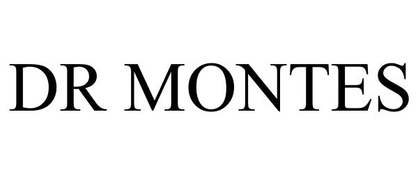 Trademark Logo DR MONTES