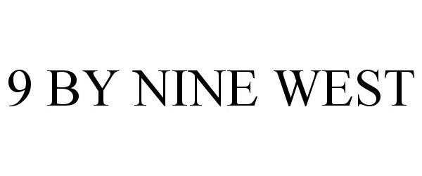 Trademark Logo 9 BY NINE WEST