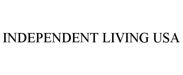 Trademark Logo INDEPENDENT LIVING USA