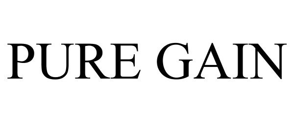 Trademark Logo PURE GAIN