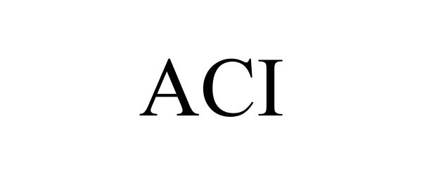 Trademark Logo ACI