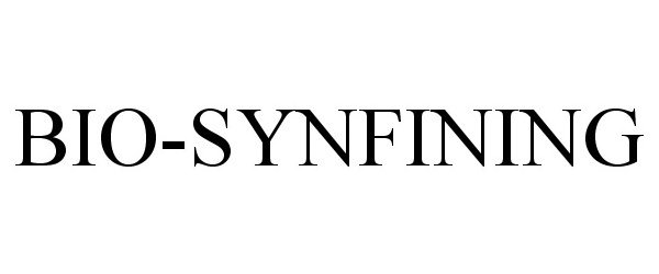 Trademark Logo BIO-SYNFINING