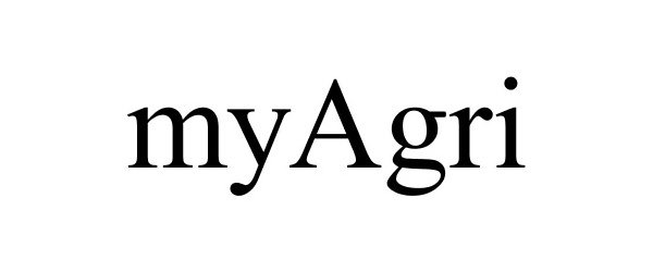 Trademark Logo MYAGRI