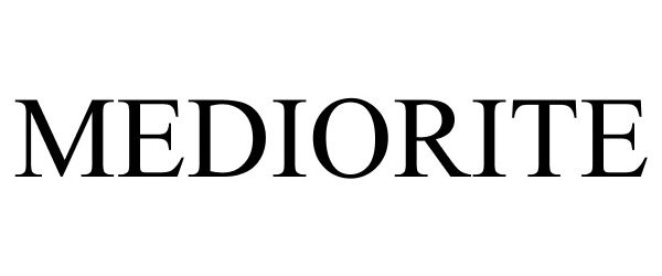 Trademark Logo MEDIORITE