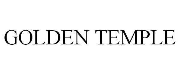 Trademark Logo GOLDEN TEMPLE