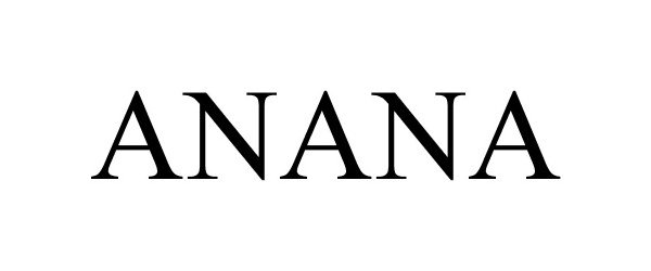Trademark Logo ANANA