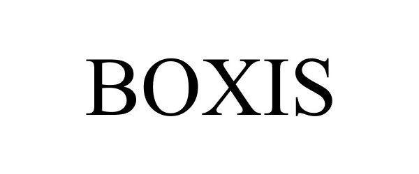 Trademark Logo BOXIS