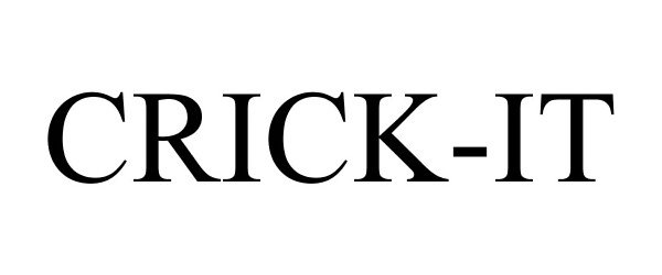Trademark Logo CRICK-IT