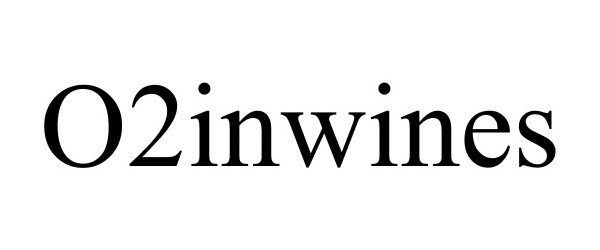 Trademark Logo O2INWINES