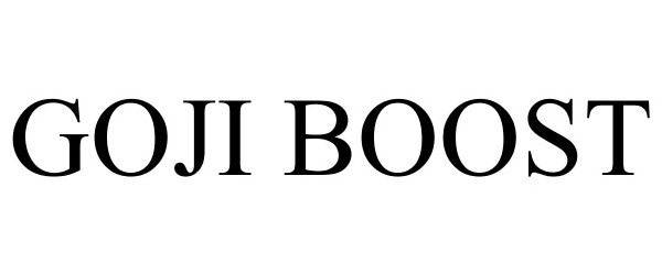 Trademark Logo GOJI BOOST