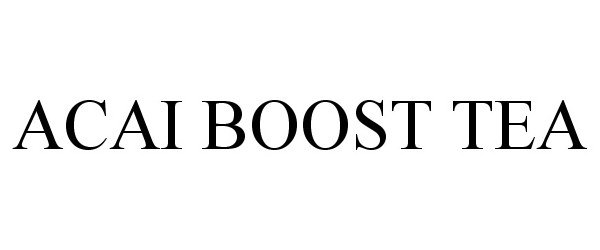 Trademark Logo ACAI BOOST TEA