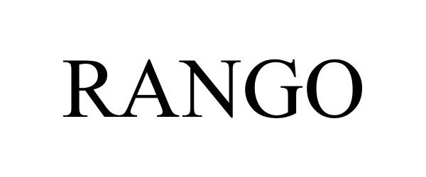 Trademark Logo RANGO