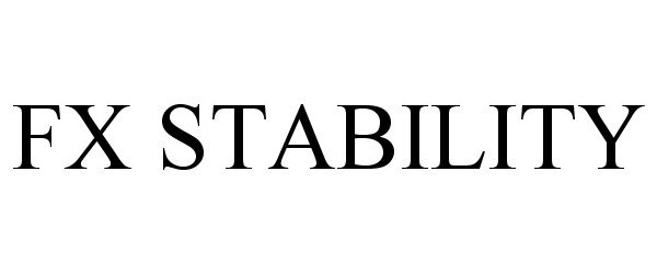 Trademark Logo FX STABILITY