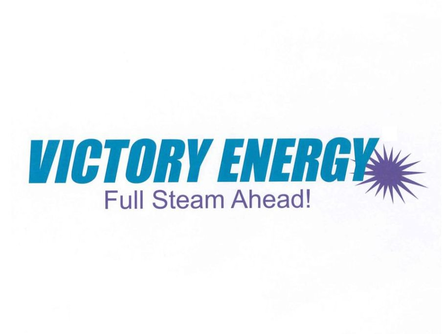  VICTORY ENERGY FULL STEAM AHEAD!