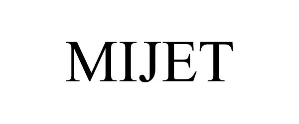 Trademark Logo MIJET