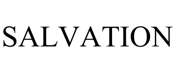 Trademark Logo SALVATION