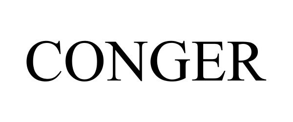 Trademark Logo CONGER