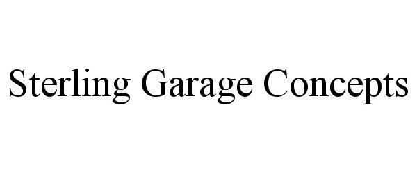  STERLING GARAGE CONCEPTS