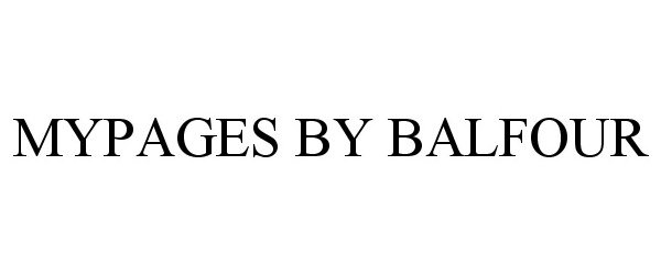  MYPAGES BY BALFOUR