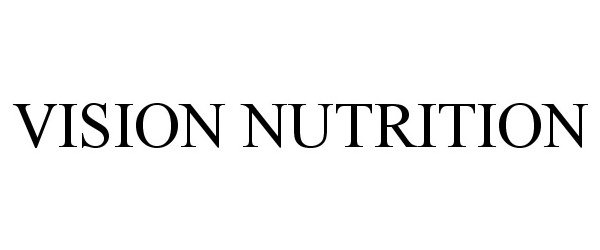  VISION NUTRITION