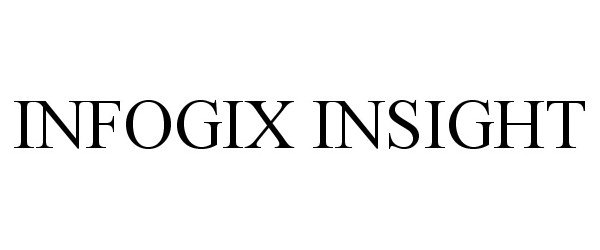  INFOGIX INSIGHT