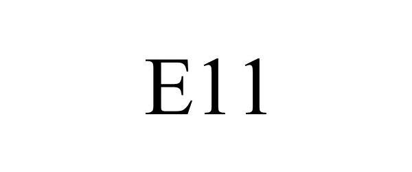 Trademark Logo E11