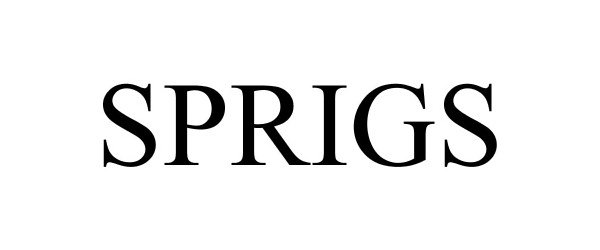 Trademark Logo SPRIGS