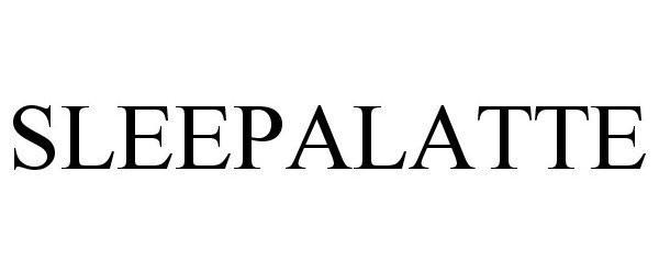 Trademark Logo SLEEPALATTE