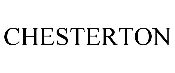 Trademark Logo CHESTERTON