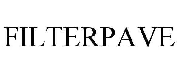 Trademark Logo FILTERPAVE