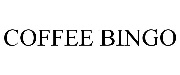 Trademark Logo COFFEE BINGO