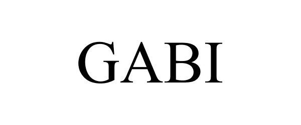 Trademark Logo GABI