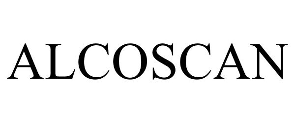 Trademark Logo ALCOSCAN