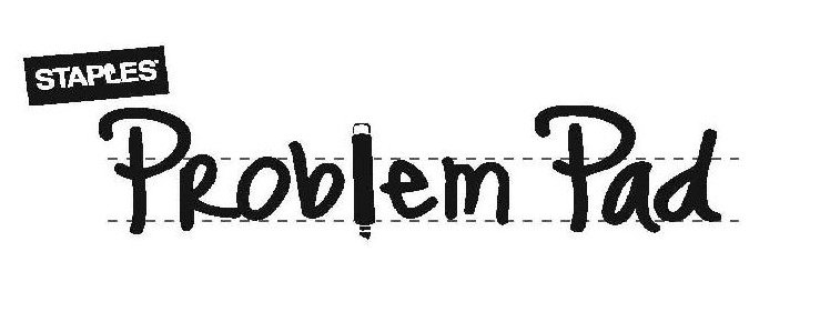 Trademark Logo STAPLES PROBLEM PAD