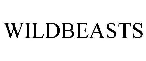 Trademark Logo WILDBEASTS