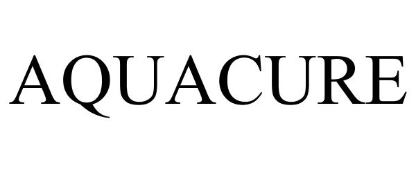 Trademark Logo AQUACURE