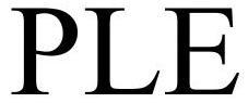 Trademark Logo PLE