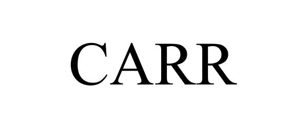 Trademark Logo CARR