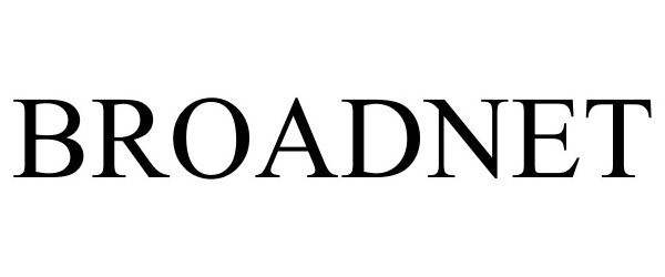 Trademark Logo BROADNET