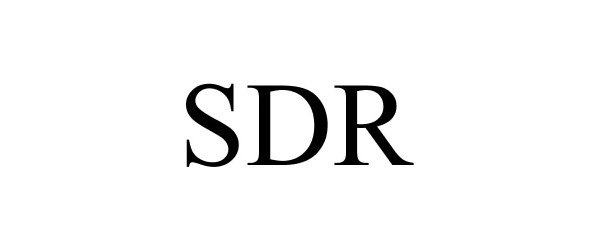 Trademark Logo SDR